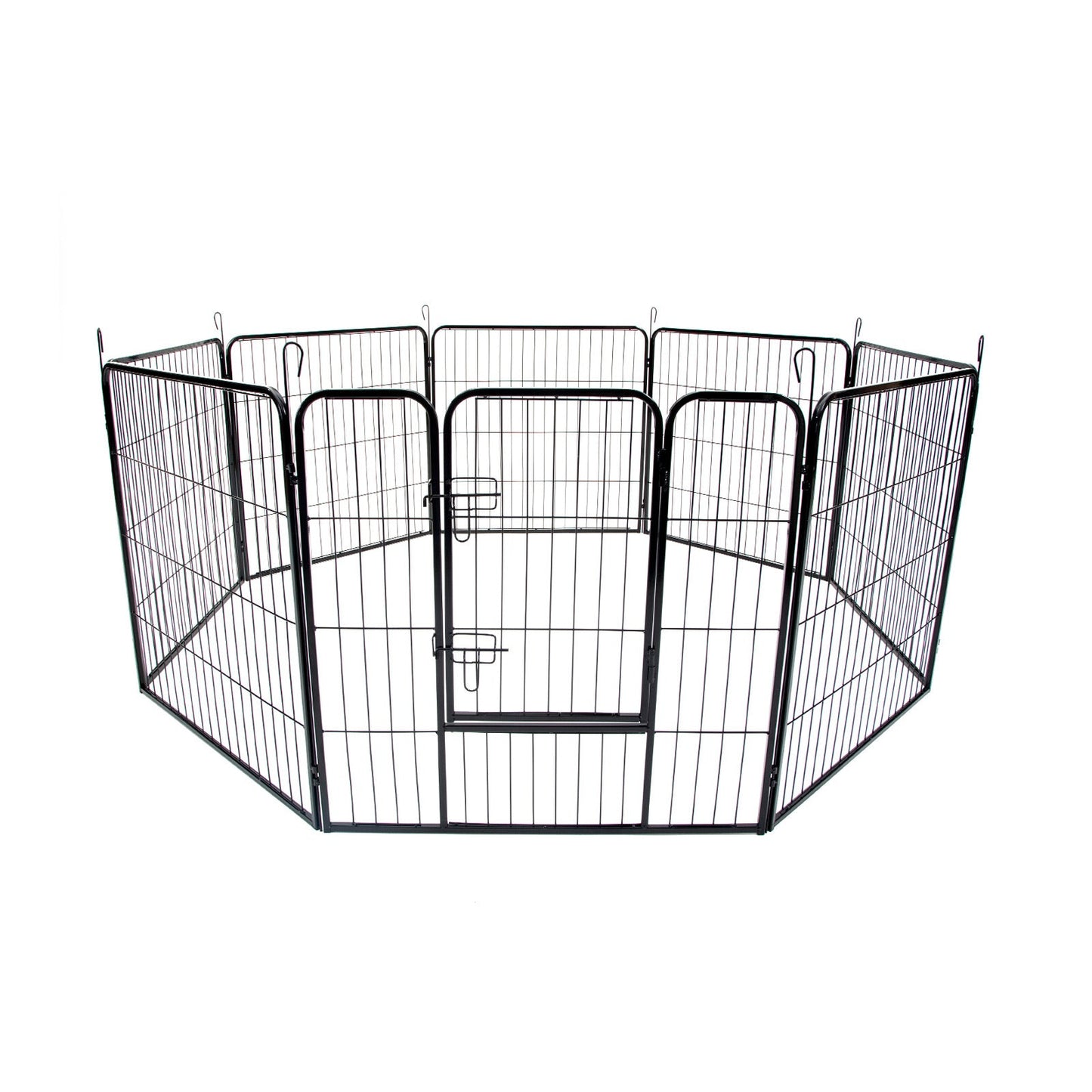 Paw Mate Pet Playpen Heavy Duty 32in 8 Panel Foldable Dog Exercise Enclosure Fence Cage - DogsDomain.com.au