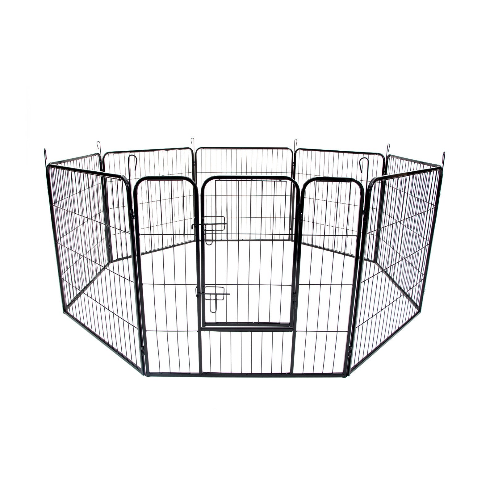 Paw Mate Pet Playpen Heavy Duty 32in 8 Panel Foldable Dog Exercise Enclosure Fence Cage - DogsDomain.com.au