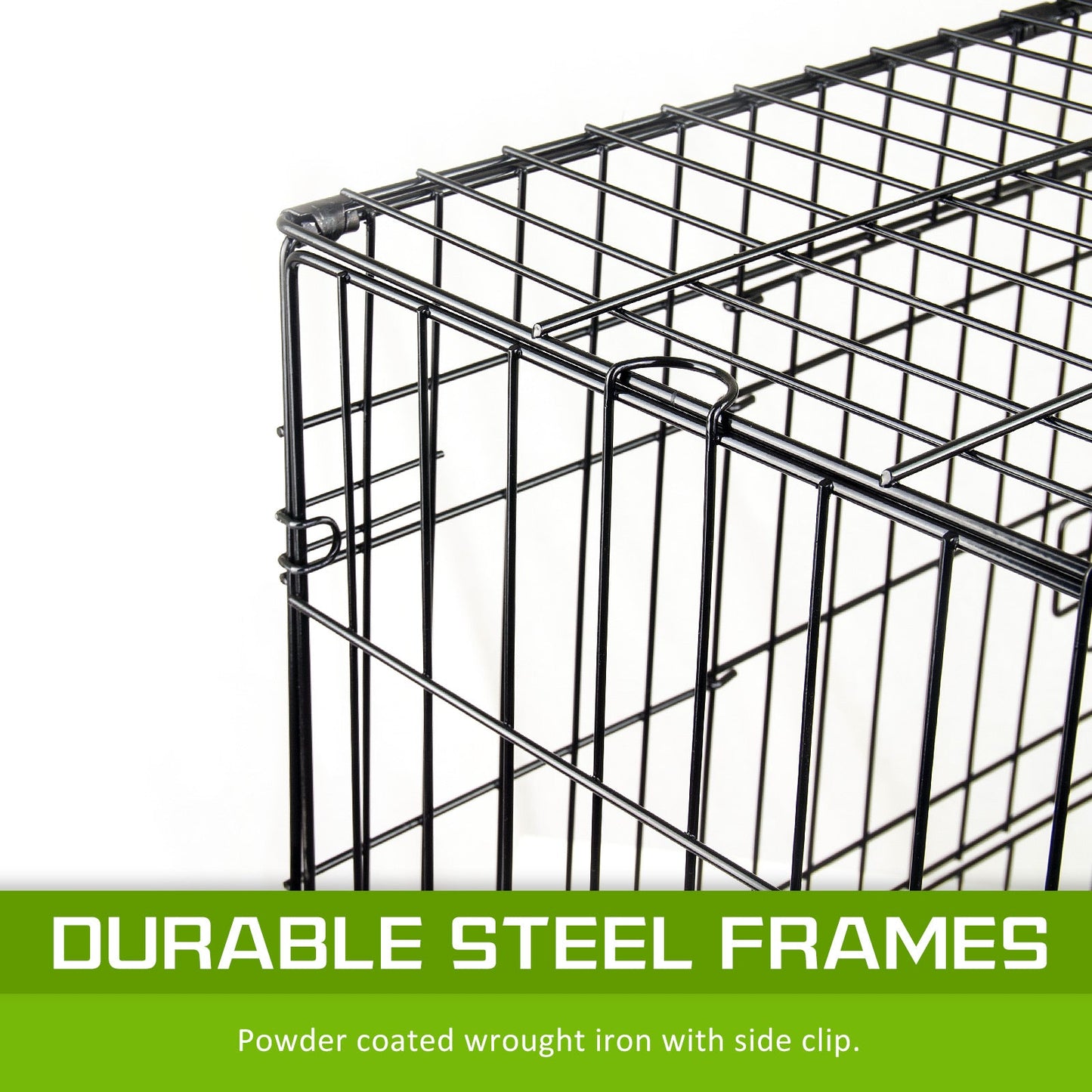 Paw Mate Wire Dog Cage Foldable Crate Kennel 30in with Tray + Pink Cover Combo - DogsDomain.com.au