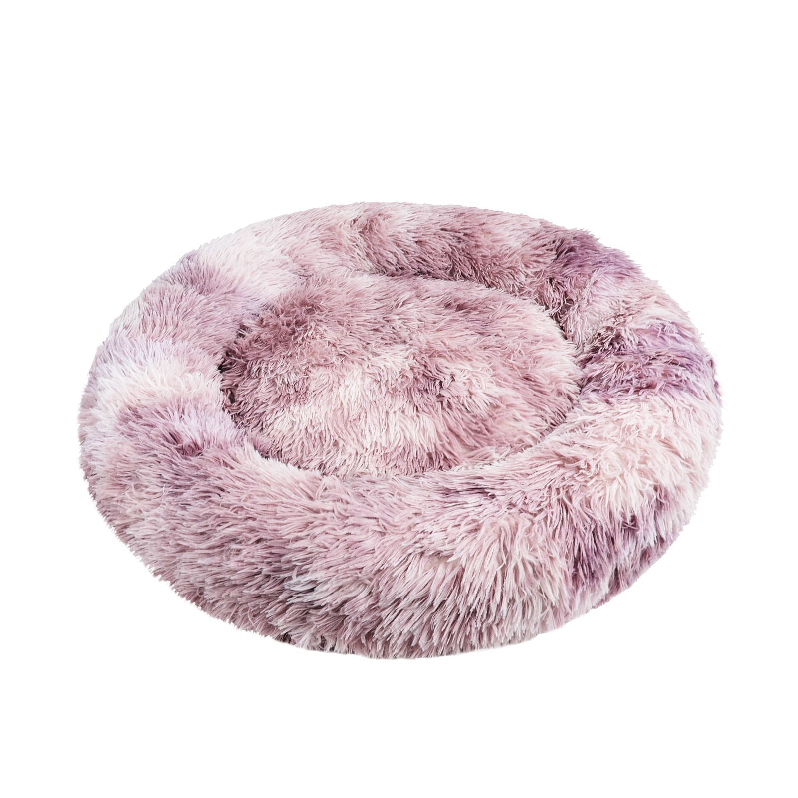 Pawfriends Cat Dog Pet Calming Bed Warm Soft Plush Round Nest Comfy Sleeping Kennel Cave AU - DogsDomain.com.au