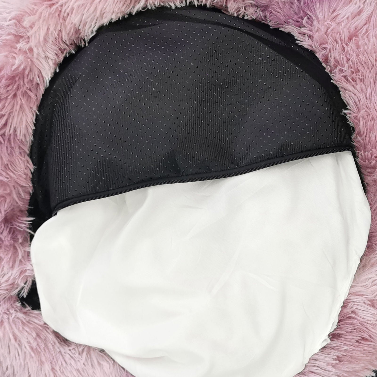 Pawfriends Cat Dog Pet Calming Bed Warm Soft Plush Round Nest Comfy Sleeping Kennel Cave AU - DogsDomain.com.au