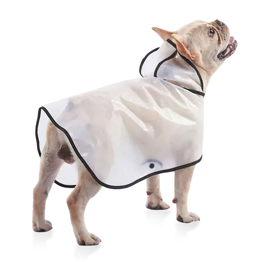 Pawfriends TPU Transparent Pet Cape Raincoat Large Dog Teddy Fado Koki Dog Clothing XXXL - DogsDomain.com.au