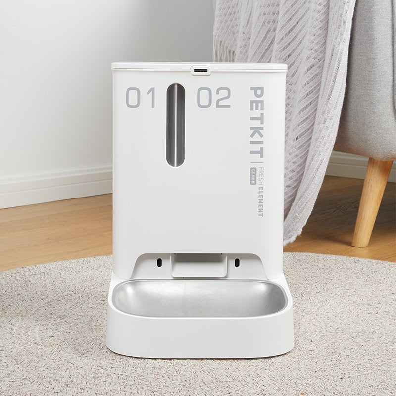 PETKIT Fresh Element Gemini Smart Pet Feeder - DogsDomain.com.au