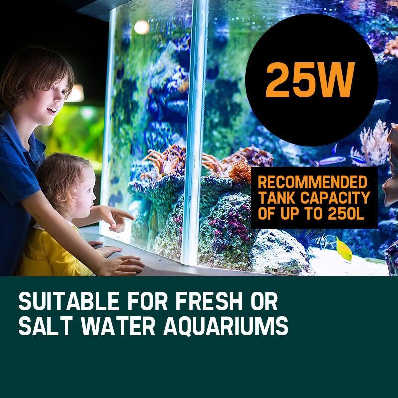 PROTEGE Aquarium External Canister Filter Pump Aqua Fish Tank Pond Pump 1250 L/H - DogsDomain.com.au