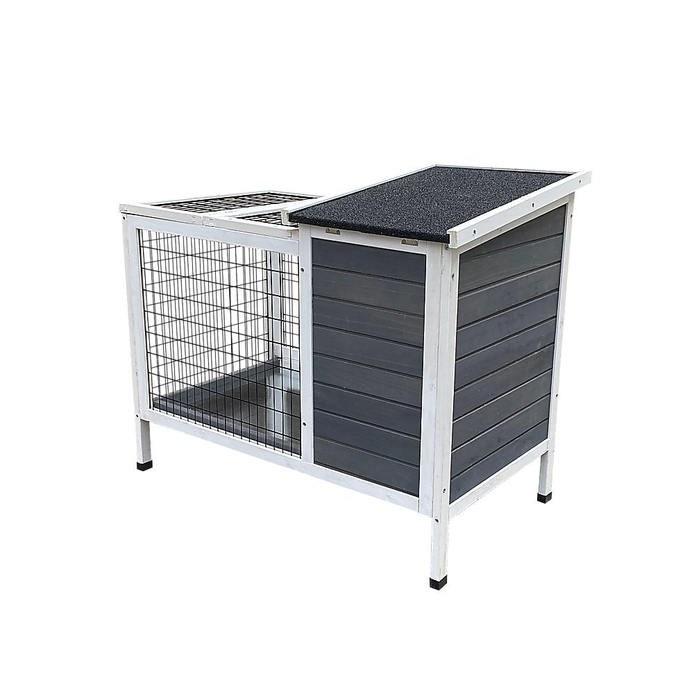 Rabbit Bunny Cage Hutch Pet Cages Enclosure - DogsDomain.com.au