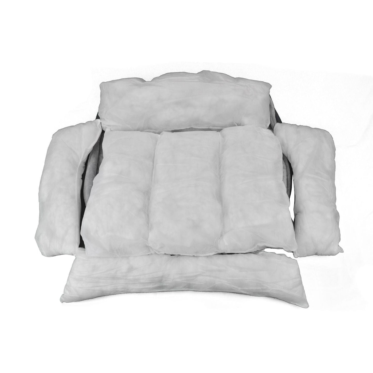 Sofa-Style Dog Bed Waterproof Washable Soft High Back Comfy Sleeping Kennel L - DogsDomain.com.au