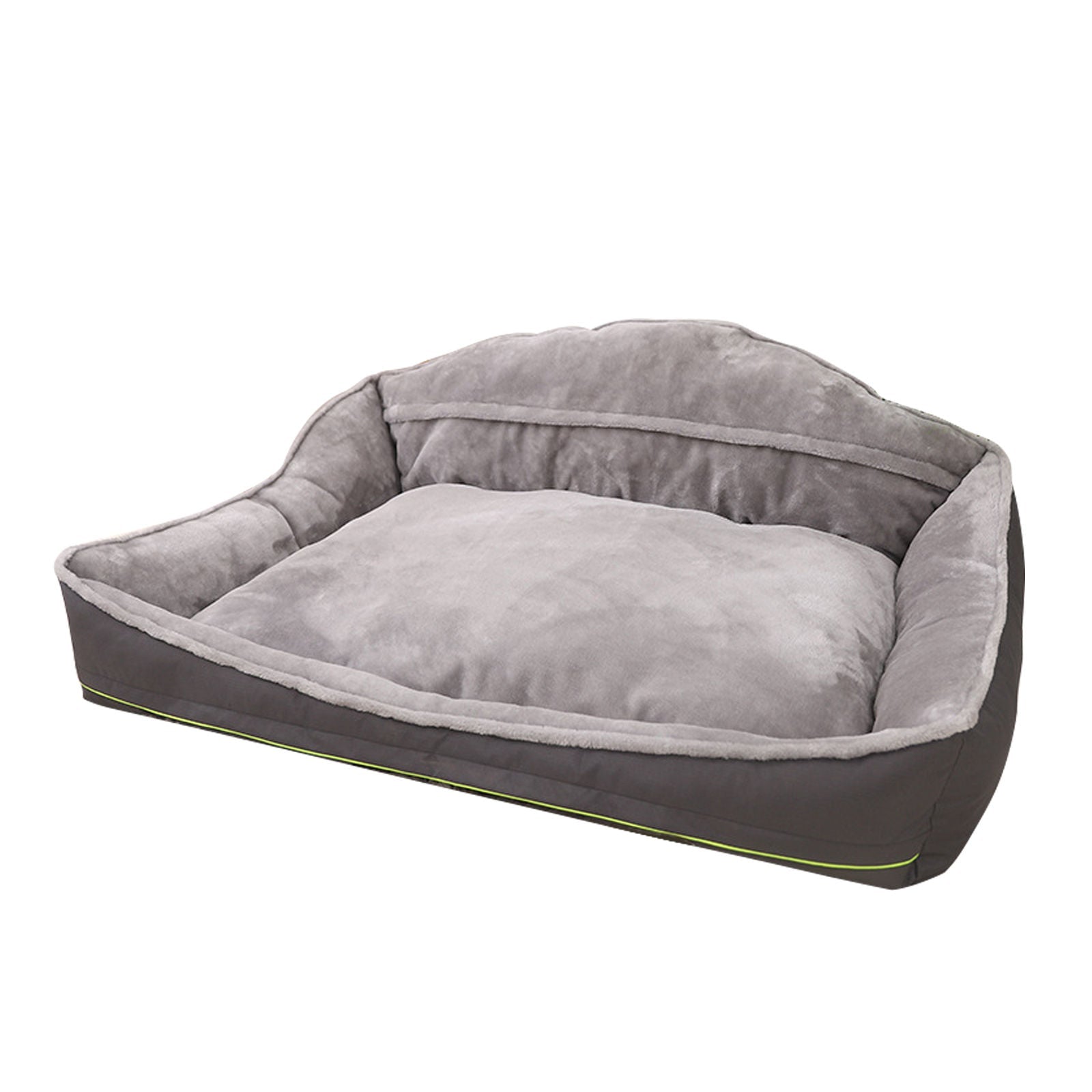 Sofa-Style Dog Bed Waterproof Washable Soft High Back Comfy Sleeping Kennel M - DogsDomain.com.au