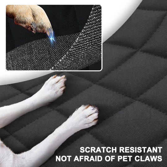 Waterproof Pet Car Seat Cover Hammock With Seat Belt Buckle - DogsDomain.com.au