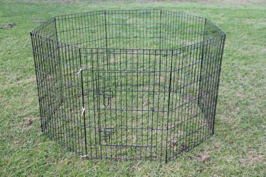YES4PETS 120 cm 8 Panel Pet Dog Playpen Exercise Chicken Cage Puppy Crate Enclosure Cat Fence - DogsDomain.com.au