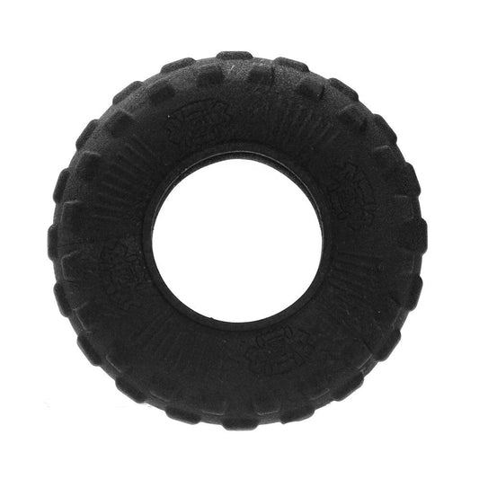 YES4PETS 2 x Medium Dog Puppy Terrain Rubber Tyre Toy Dental Hygiene Chew Play Toy - DogsDomain.com.au