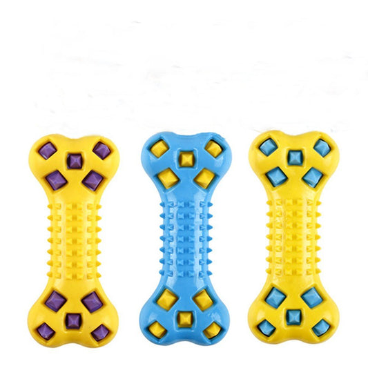 YES4PETS 3 x Large Dog Puppy Rubber Spike Fetch Stick Bone Dental Hygiene Chew Play Toy - DogsDomain.com.au