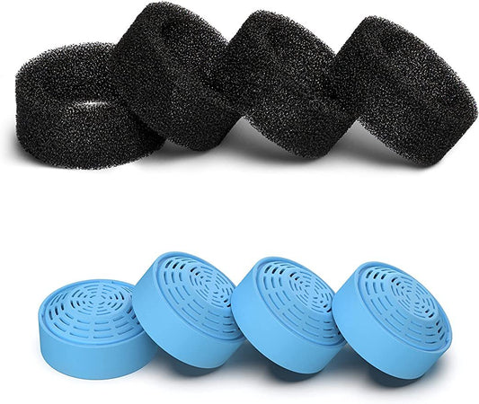 YES4PETS 8 x Pet Dog Cat Fountain Filter Replacement Activated Carbon Exchange Filtration System Automatic Water Dispenser Compatible - DogsDomain.com.au