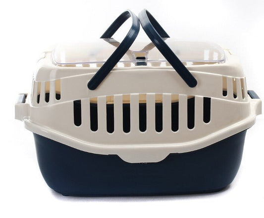 YES4PETS Medium Dog Cat Crate Pet Rabbit Guinea Pig Ferret Carrier Cage With Mat Blue - DogsDomain.com.au