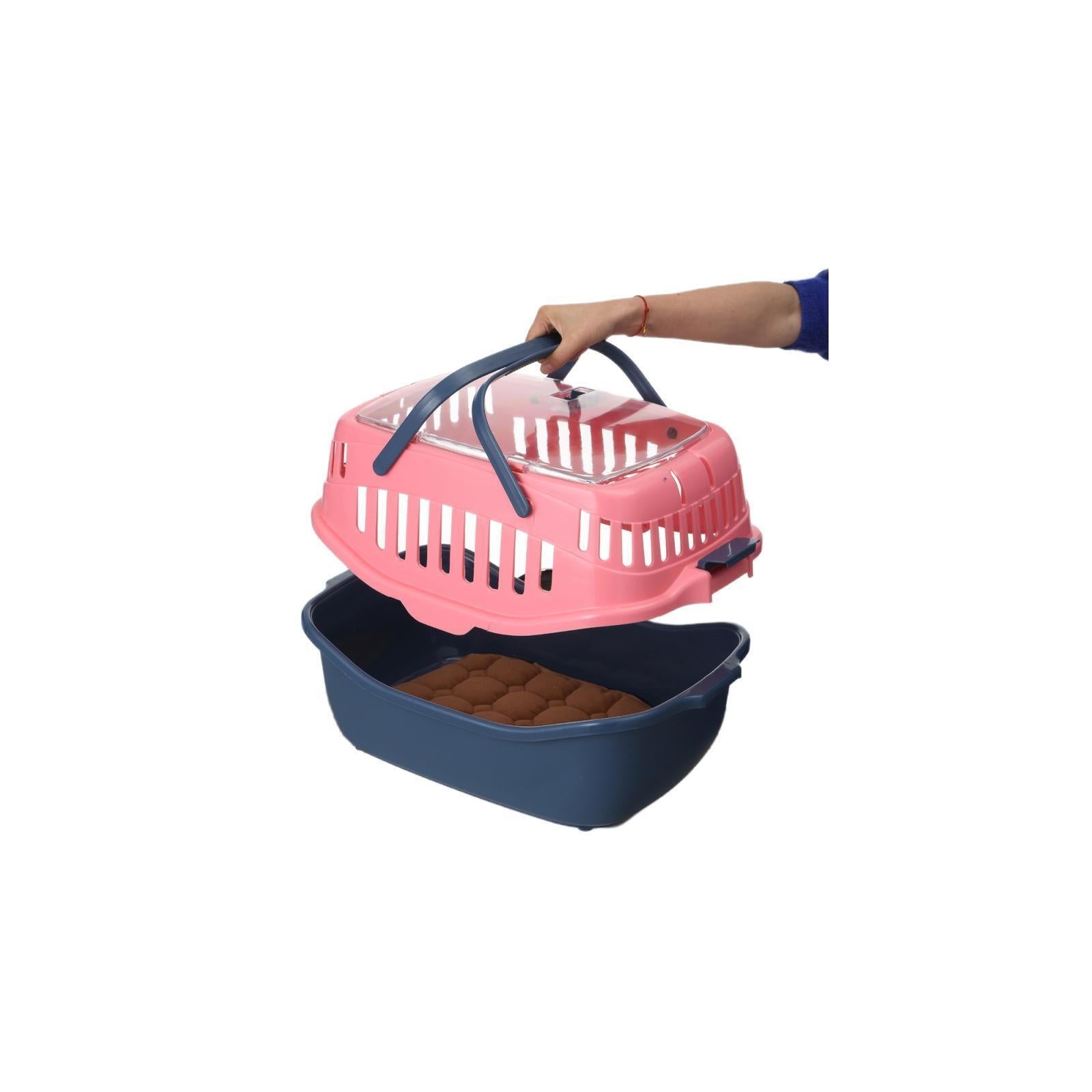 YES4PETS Medium Dog Cat Crate Pet Rabbit Guinea Pig Ferret Carrier Cage With Mat-Pink - DogsDomain.com.au