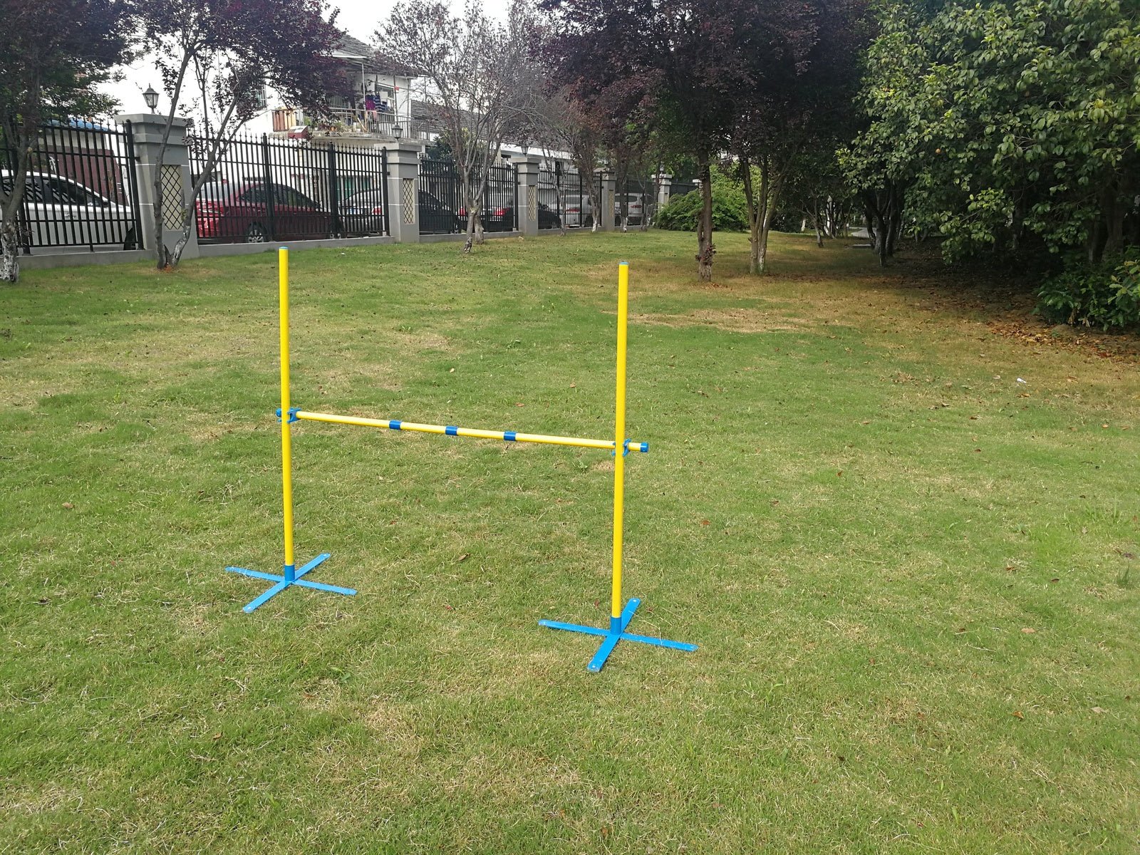 YES4PETS Portable Dog Puppy Training Practice Jump Bar Poles Agility Post - DogsDomain.com.au