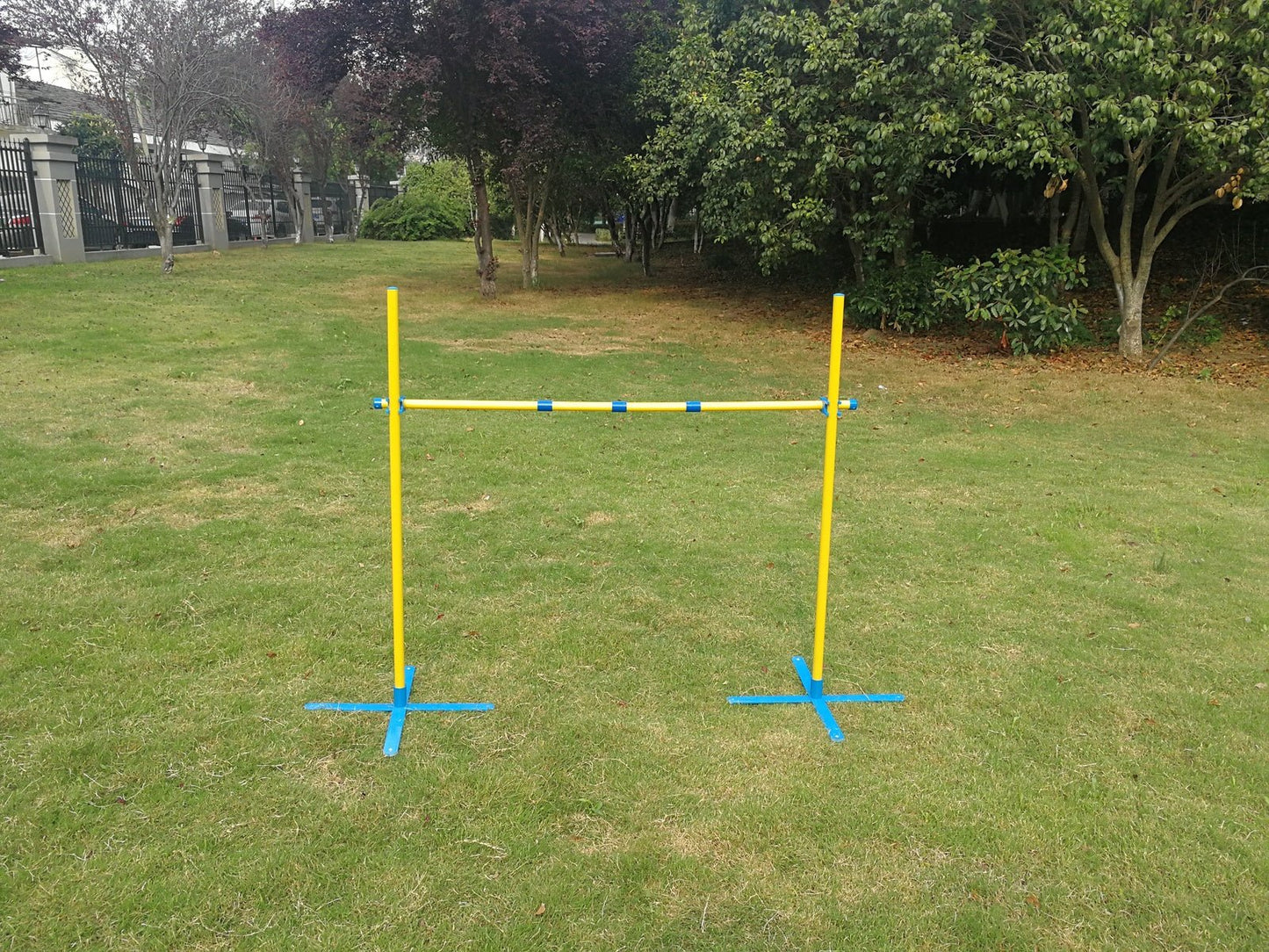 YES4PETS Portable Dog Puppy Training Practice Jump Bar Poles Agility Post - DogsDomain.com.au
