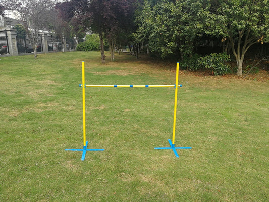 YES4PETS Portable Dog Puppy Training Practice Jump Bar Poles Agility Post - DogsDomain.com.au