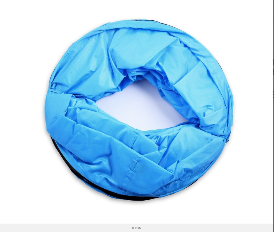 YES4PETS Portable Pet Dog Agility Training Exercise Cat Tunnel Chute with Carry Bag 5.5M - DogsDomain.com.au