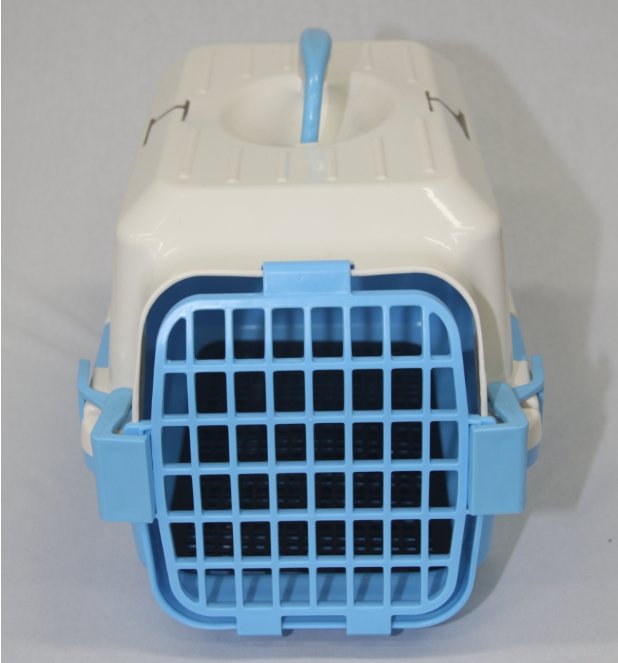 YES4PETS Small Dog Cat Crate Pet Carrier Rabbit Guinea Pig Cage With Tray-Blue - DogsDomain.com.au