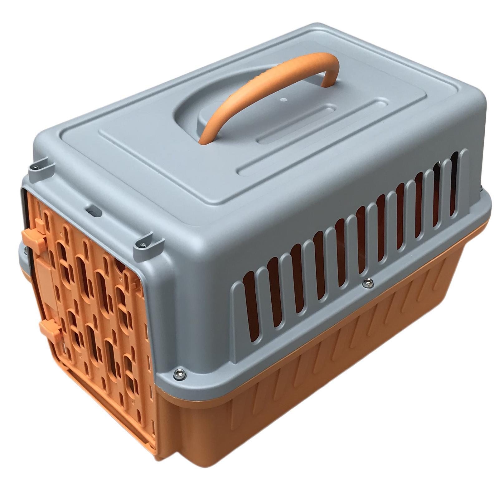 YES4PETS Small Dog Cat Rabbit Crate Pet Guinea Pig Carrier Kitten Cage Orange - DogsDomain.com.au
