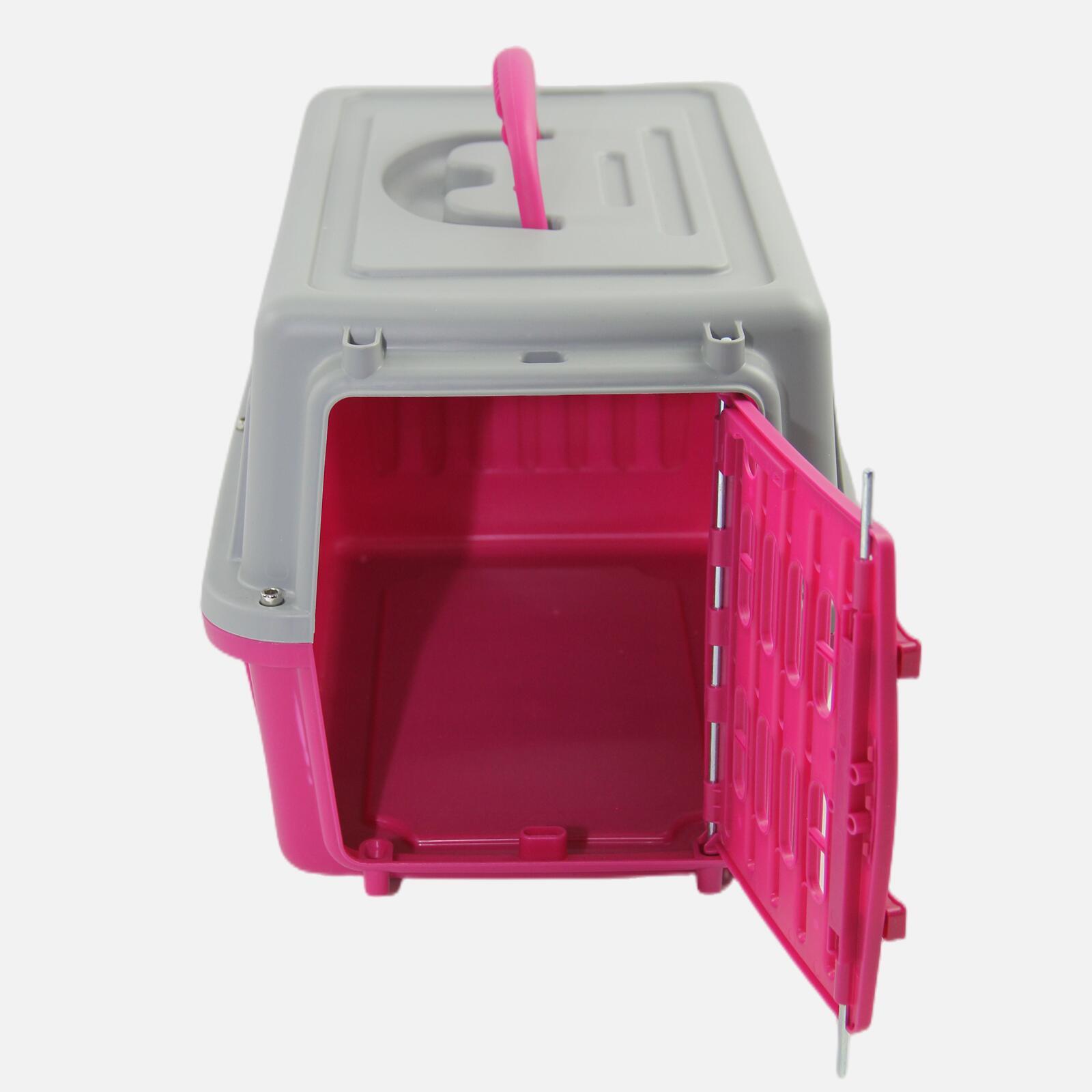 YES4PETS Small Dog Cat Rabbit Crate Pet Guinea Pig Carrier Kitten Cage Pink - DogsDomain.com.au