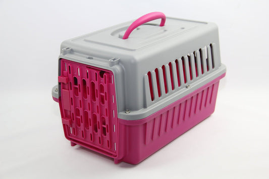 YES4PETS Small Dog Cat Rabbit Crate Pet Guinea Pig Carrier Kitten Cage Pink - DogsDomain.com.au