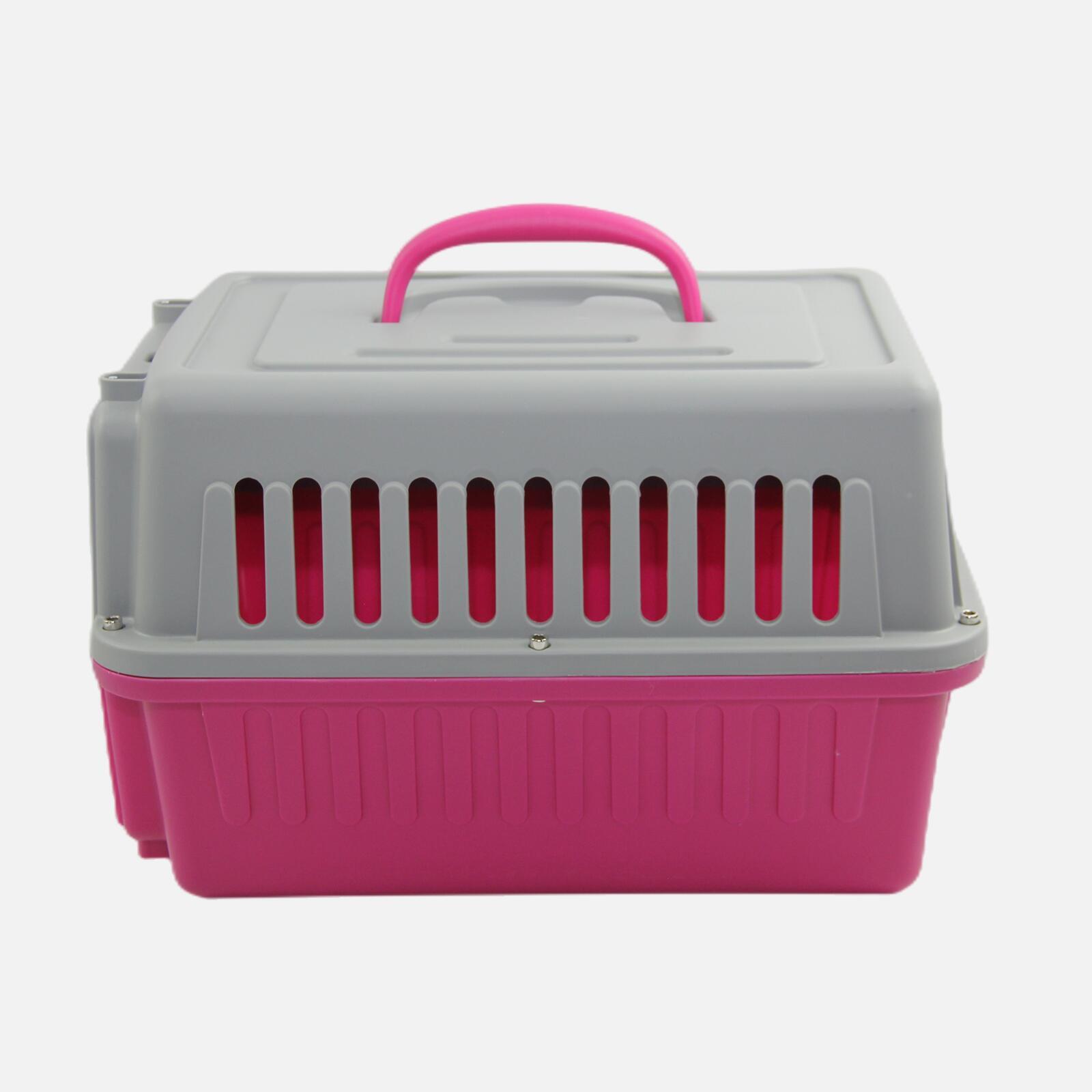 YES4PETS Small Dog Cat Rabbit Crate Pet Guinea Pig Carrier Kitten Cage Pink - DogsDomain.com.au